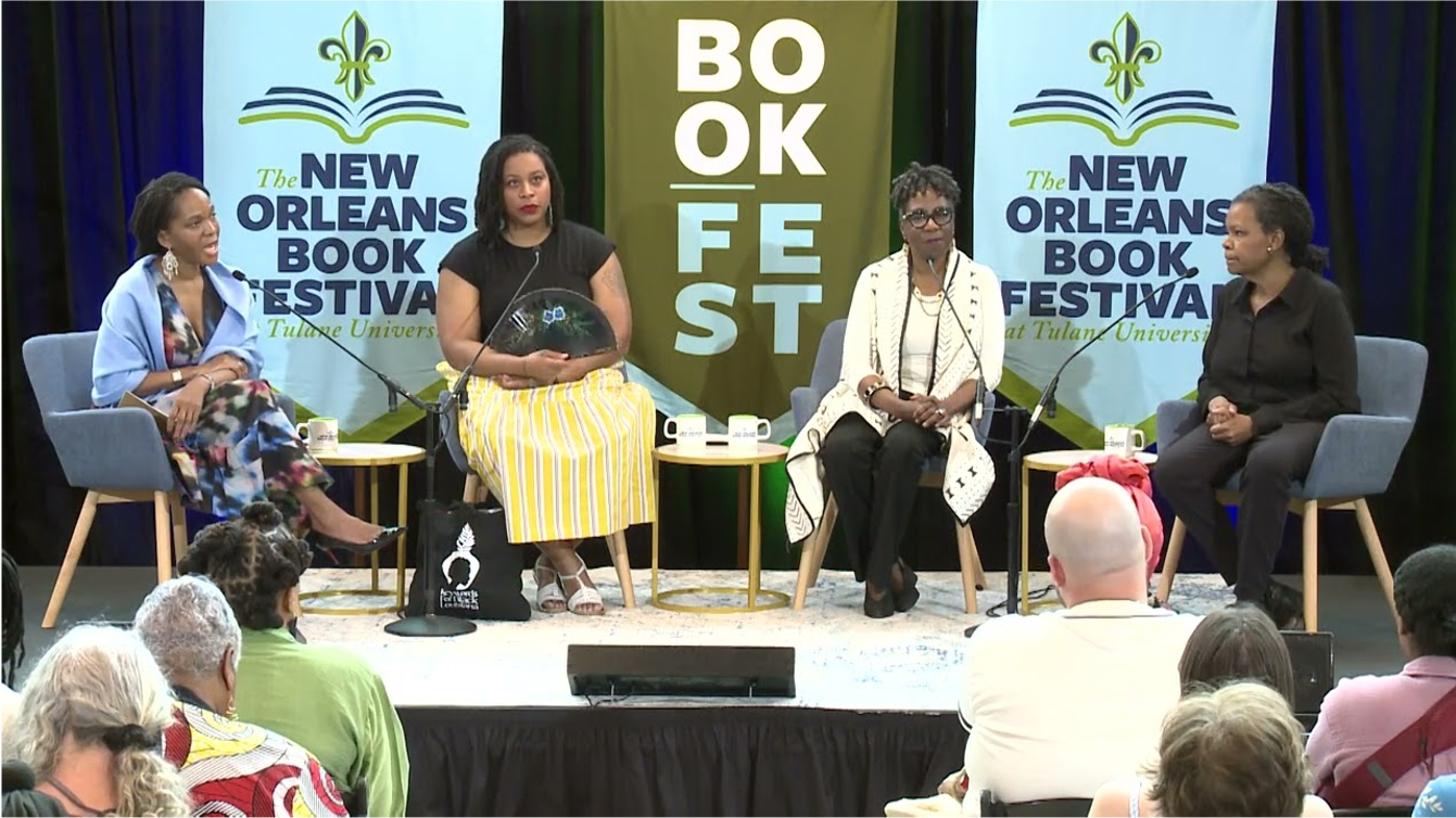 Panel at the New Orleans Book Festival at Tulane University, 2025